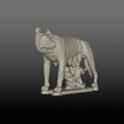 1000064006.png ​Capitoline Wolf Statue - Romulus and Remus Roman Myth 3D Model STL OBJ