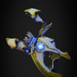Symmetra_Gun_1.png STL-Datei Overwatch 2 Symmetra-Waffe für Cosplay・Design für den 3D-Druck zum Herunterladen