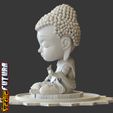 mo-070.jpg Chibi Buddha - Serenity on the Lotus Pond [Easy Paint]