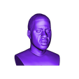 Jay_Z_standard.stl Jay-Z bust ready for full color 3D printing