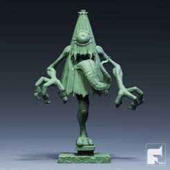 Tsukumogami2.jpg Free STL file Tsukumogami Yokai #01・3D printer model to download