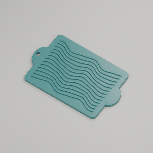 MAREA - Flowing Wave Texture Plate for Craft Clay | STL + STEP