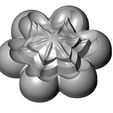 Mold-Corolla-Florentine-rosette-04.jpg Mold Corolla flower Florentine rosette onlay relief 3D print model
