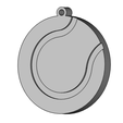 perspectiva.png Tennis ball keychain