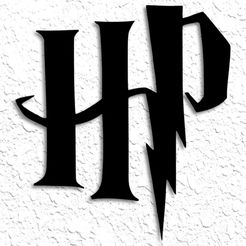 Screenshot_20230213_233055_Mercari.jpg Archivo STL Harry Potter HP logo wall art Harry Potter wall décor・Objeto de impresión 3D para descargar