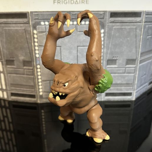 ⭐ STAR WARS VINTAGE, LITTLE TOOTH BABY RANCOR CUSTOM UNPRODUCED KENNER ...