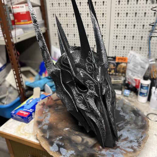 3D print Sauron Helmet lord of the rings 3D DIGITAL DOWNLOAD FILE・Cults