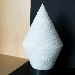 cone.jpg Free STL file Double Cone lamp・3D print design to download