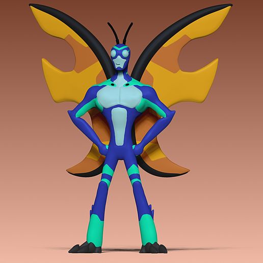 BEN 10 - alien Stinkfly (reboot) v 1.0 3D model