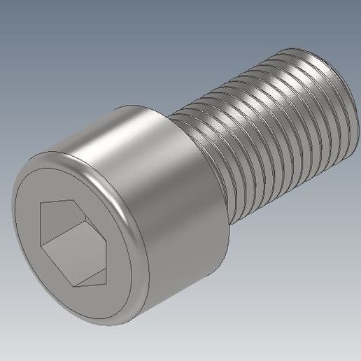🔩 M33 Socket Head (DIN 912) Standard Bolts Collection・ STL File for ・Cults