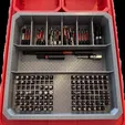 il_794xN.5287339652_ati3.webp Impact bit holder insert for Milwaukee PACKOUT Low Profile Organizers (7 Compartment + 110 Bit)