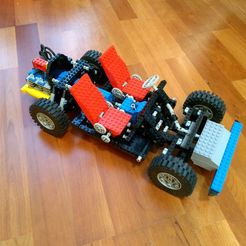 8860-01.jpg "Brick" Technic 8860 car motor and RC conversion kit