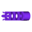 MuzzleBreak_Final.stl Airsoft Shark Style Muzzle Break