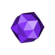 Pentakis_Dodecahedron.stl Equilateral Pentakis Dodecahedron With Pentagonal Stand