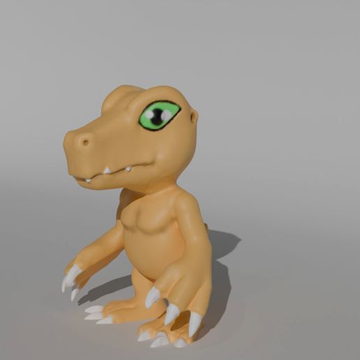 Agumon in Digimon Adventure 3D model