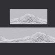 10.jpg Ararat Mountain Landscape Wall Art 3D STL Model 3D print model