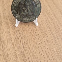 20230218_113614.jpg Fichier STL chevalet pour monnaie・Objet pour imprimante 3D à télécharger