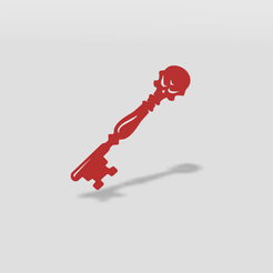 1.png STL file wall decor skeleton key・3D printer model to download