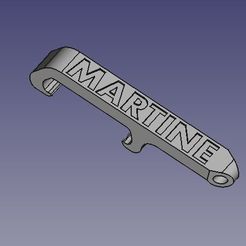 martine.jpg STL file Martine pocket bottle opener・Design to download and 3D print