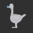 DECORATION-HOME-KEYCHAIN-GOOSE-DIMENSIONS-NO-HOLDER.png Duckling with knife hanging ornament