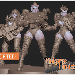 1.png STL file Sisters of corruption anime figurines・3D printing model to download