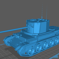 Cruiser-Mk-8-Challenger-1.png 3D file Cruiser Mk 8 Challenger tank・3D printing template to download