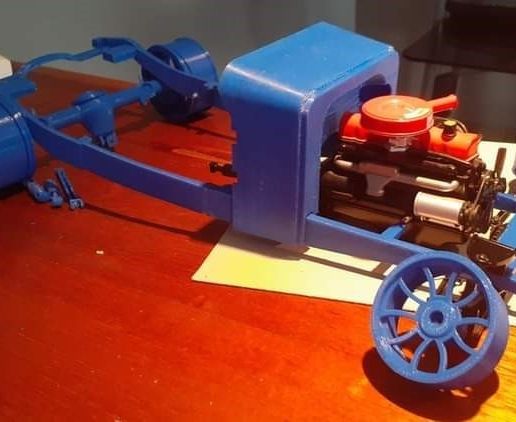 18-inch sports rim, 1/8" scale - 3D model önizlemesi