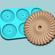 2-a.png Cookie Mould 02 - Biscuit Silicon Molding