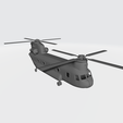 4.png helicopter military cargo miniature
