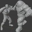 A001.jpg X-men Diorama: Colossus vs Juggernaut.