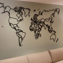 World Map Deco