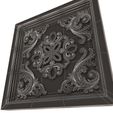 Wireframe-Low-Carved-Ceiling-Tile-07-5.jpg Collection of Ceiling Tiles 02