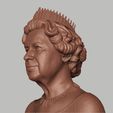 17.jpg Queen Elizabeth II Bust 3D print model