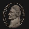 1.jpg Archivo STL Moneda Liberty 1950・Diseño para descargar y imprimir en 3D