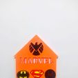 \IARVED. J 🧩 MARVEL KEYRING HANGERS PUZZLE