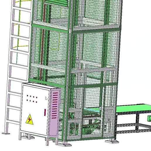 000012.jpg Système de convoyeur vertical continu - Convoyeur en Z pour cartons, sacs et palettes