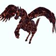 BB62464.jpg HORSE PEGASUS HORSE - DOWNLOAD HORSE 3D MODEL - ANIMATED COLLECTION FOR BLENDER-FBX-UNITY-MAYA-UNREAL-C4D-3DS MAX - 3D PRINTING HORSE HORSE PEGASUS