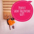 perfectgift-min.jpeg Pixel Heart Keychain for St Valentine Lovers Gift