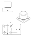 Zeichnung.png Furniture feet height adjustable / Möbelfuss höhenverstellbar