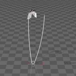 OBJ file Safety Pin / Breastpin 3d model from 3d scanning・3D printable  model to download・Cults