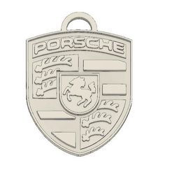 Porsche logo keychain.jpg PORSCHE LOGO KEY RING