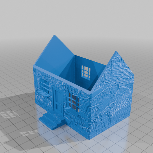 Single and double story house 1:72