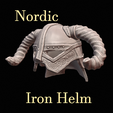 skyrim helmet 2.png Dovahkiin Nordic Helm Skyrim