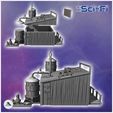 3.jpg Futuristic western water storage building with pipes and tank (3) - Future Sci-Fi SF Post apocalyptic Tabletop Scifi Wargaming Planetary exploration RPG Terrain