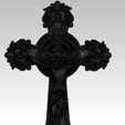 jesus_46.jpg Jesus on the cross Benedictine Medal 3D model