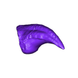 Pedal_Claw_Right_03.OBJ OBJ file Life size baby T-rex skeleton - Part 03/10・3D printing model to download
