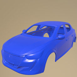 a08_013.png STL file Peugeot 208 2021 PRINTABLE CAR BODY・3D printing idea to download