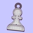 10.jpg Pawn pendant and earrings chess set 3D print model 3D print model
