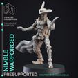 nimble-warforged-3.jpg 3D file Nimble - Constructs - PRESUPPORTED - Illustrated and Stats - 32mm scale・3D printable model to download