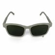 Open-Frame.jpg Crybaby Asymmetrical Sunglasses - a unique twist on a classic design, now available as a royalty-free STL file
